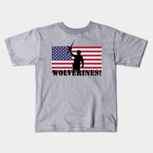 Wolverines! USA Kids T-Shirt